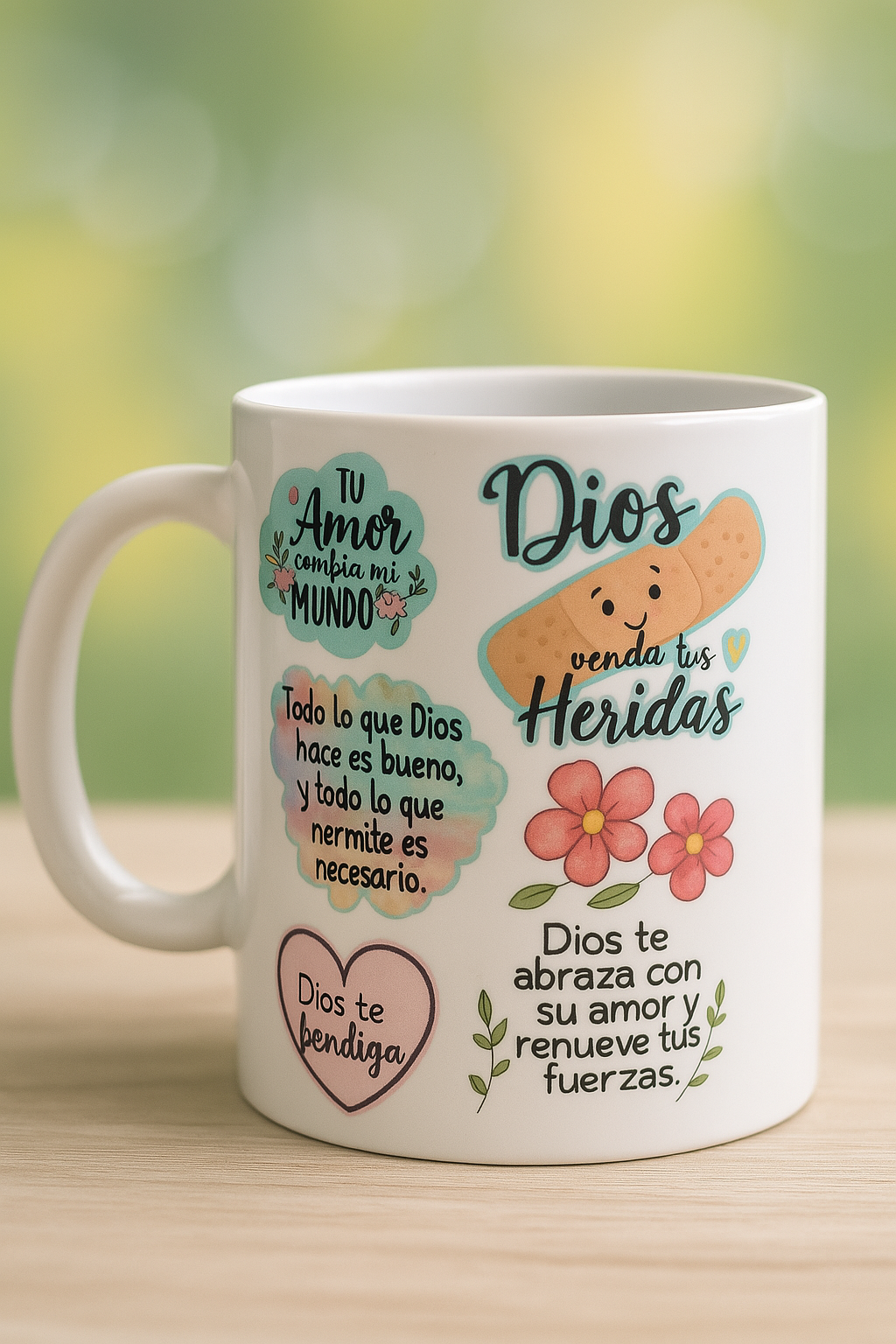 Sublimaciónes personalizadas de tazas (asta pedido)